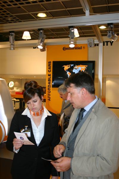 Frankfurt Motor Show 2011 - Continental Booth